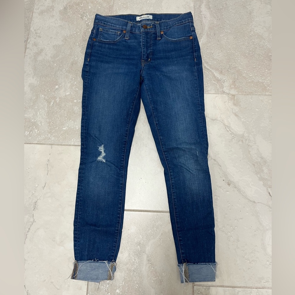 Madewell NWOT 9” size 25 Mid-Rise Skinny Jeans Blue